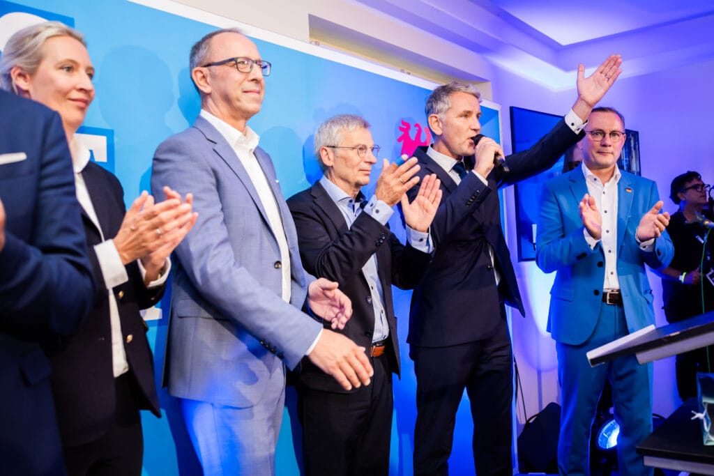 Landtagswahl in Brandenburg – Wahlparty AfD